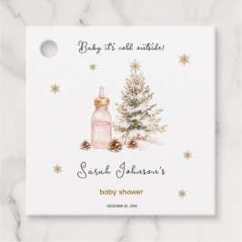 Baby es ist kalt draußen Winter Baby Dusche Geschenkanhänger