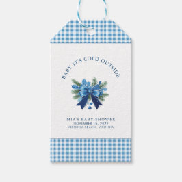 Baby Es ist kalt draußen Winter Baby Dusche Geschenkanhänger