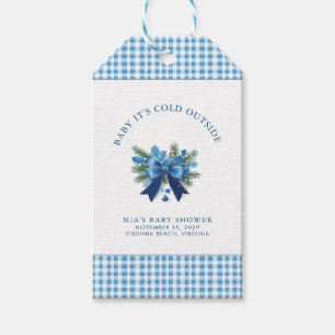 Baby Es ist kalt draußen Winter Baby Dusche Geschenkanhänger