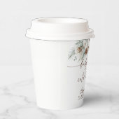 Baby Es ist kalt draußen Winter Baby Dusche Pappbecher (Rechts)