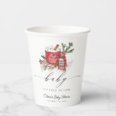 Baby Es ist kalt draußen Winter Baby Dusche Pappbecher (Vorderseite)