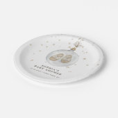 Baby es ist kalt draußen Winter Baby Dusche Pappteller (Schrägansicht)