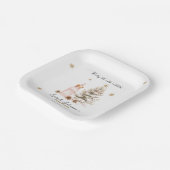 Baby es ist kalt draußen Winter Baby Dusche Pappteller (Gewinkelt)