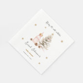 Baby es ist kalt draußen Winter Baby Dusche Serviette (Ecke)