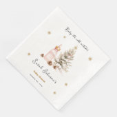 Baby es ist kalt draußen Winter Baby Dusche Serviette (Ecke)