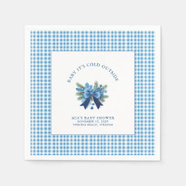 Baby Es ist kalt draußen Winter Baby Dusche Serviette