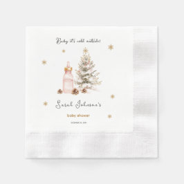 Baby es ist kalt draußen Winter Baby Dusche Serviette