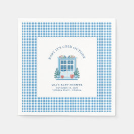 Baby Es ist kalt draußen Winter Baby Dusche Serviette