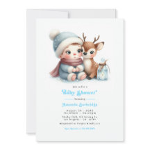 Baby, es ist kalt draußen Winter-Baby-Party