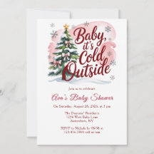 Baby, es ist kalt draußen Winter-Baby-Party