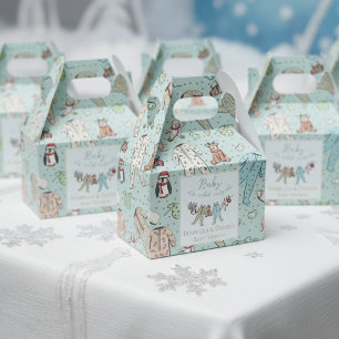 Baby, es ist kalt draußen Winter-Baby-Party Geschenkschachtel