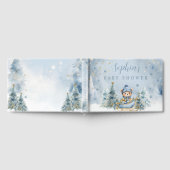 Baby Es ist kalt draußen Winter Bear Baby Dusche Gästebuch (Voll)