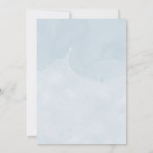 Baby Es ist kalt draußen Winter Blue Boy Baby Dusc Einladung (Rückseite)