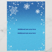 Baby, es ist kalt draußen Winter-Event-Flyer-Poste Flyer (Hinten)