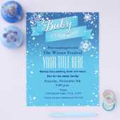 Baby, es ist kalt draußen Winter-Event-Flyer-Poste Flyer (Einzeln)