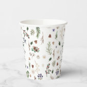 Baby Es ist kalt draußen Winter Foliage Babydusche Pappbecher (Links)