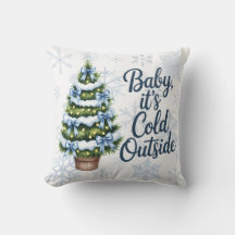 Baby, es ist kalt draußen Winter Junge Baby Shower