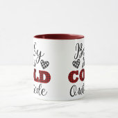 Baby Es ist kalt draußen Winter Kariert Tasse (Zentrum)