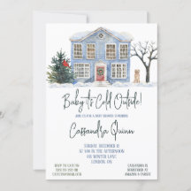 Baby Es ist kalt draußen, Winter Themed Baby Dusch