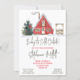 Baby Es ist kalt draußen, Winter Themed Baby Dusch Einladung