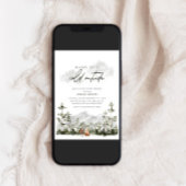 Baby Es ist kalt draußen | Winterwunderschöne Dusc Einladung