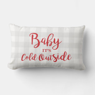 Baby Es ist kalt im Außenbereich Kissen