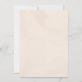 Baby es ist kalt Outside Winter Floral Brautparty Einladung (Rückseite)