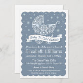 Baby Es ist kalte Außendusche Einladung (Vorne/Hinten)