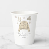 Baby Es ist kalte Außendusche für das Baby Pappbecher (Vorderseite)