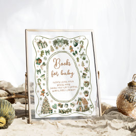 Baby Es ist kalte äußere neutrale Bücher für Baby Poster