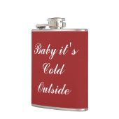 Baby es ist kalte Outside Holiday Flask Flachmann (Links)