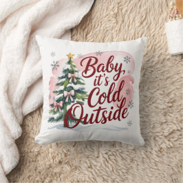 Baby, es ist kalte Outside Winter Baby Dusche Kissen