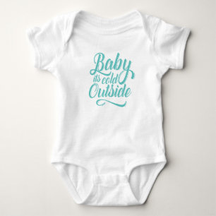 Baby es ist kalter Outside Bodysuit Strampler