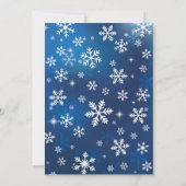 Baby Es ist kaltes Brautparty Einladung (Rückseite)