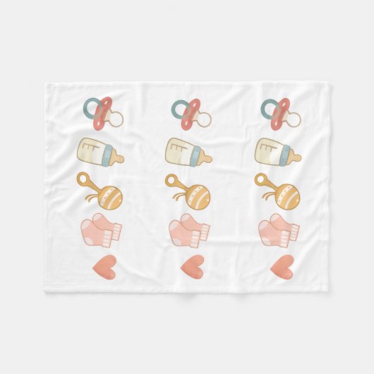 Baby Essentials Pattern  Fleecedecke (Vorderseite (Horizontal))