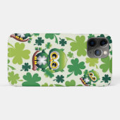 Baby-Eule süße St. Patrick Cartoon Case-Mate iPhone Hülle (Rückseite (Horizontal))