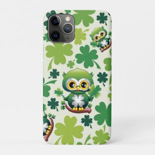 Baby-Eule süße St. Patrick Cartoon Case-Mate iPhone Hülle
