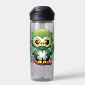 Baby-Eule Süße St. Patrick Cartoon Trinkflasche (Rückseite)