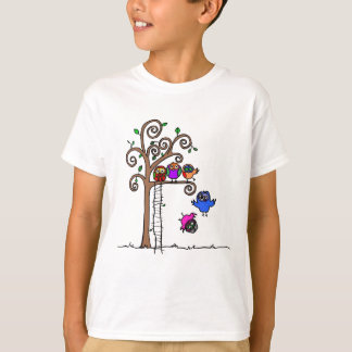 Baby-Eulen, die lernen zu fliegen T-Shirt