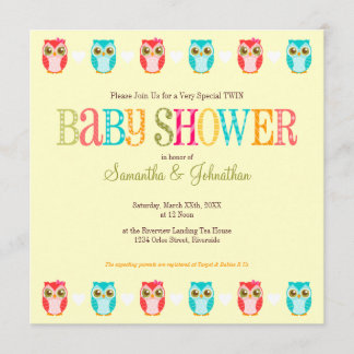 Baby-Eulen - eine von jedem! Einladung