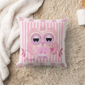 Baby-Eulen-Kissen mit Namen Kissen (Decke)