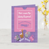 Baby Express Card Karte (Gelbe Blume)