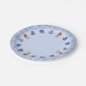 Baby Express Pappteller (Schrägansicht)