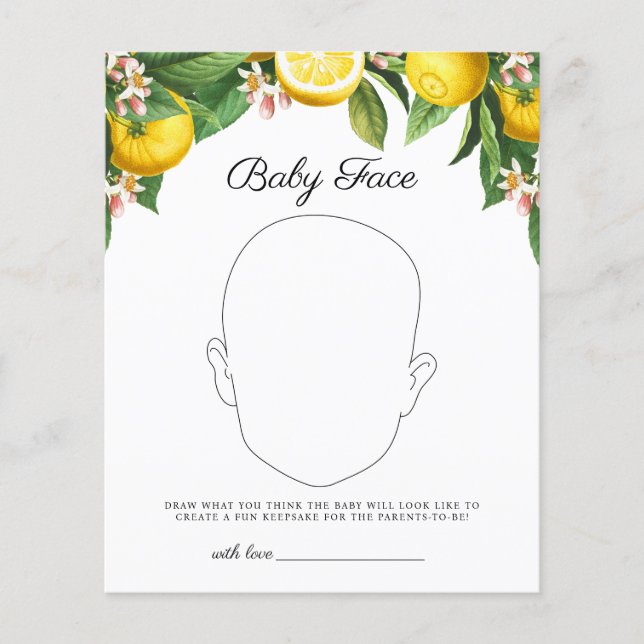 Baby Face Lemon Citrus Baby Showspiel (Vorderseite)