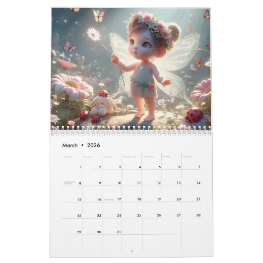 Baby Fairies Kalender (Mär 2026)