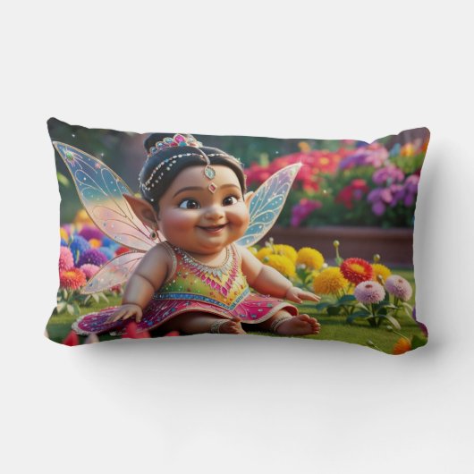 Baby Fairy Cheerfulness Lendenkissen (Rückseite)