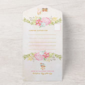 Baby Fairy Delicate Girly Babydusche All In One Einladung (Außenbereich)