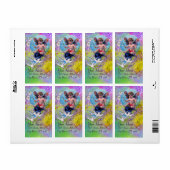 BABY FAIRY MIT HUNDEN IN GLITZERN Veilchengrün (Vorne)