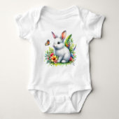 Baby Farm Animal Rabbit Sublimation-98186 Baby Strampler (Vorderseite)
