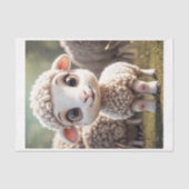 Baby Farm Animals: das Lamm Seidenpapier (Vorderseite)